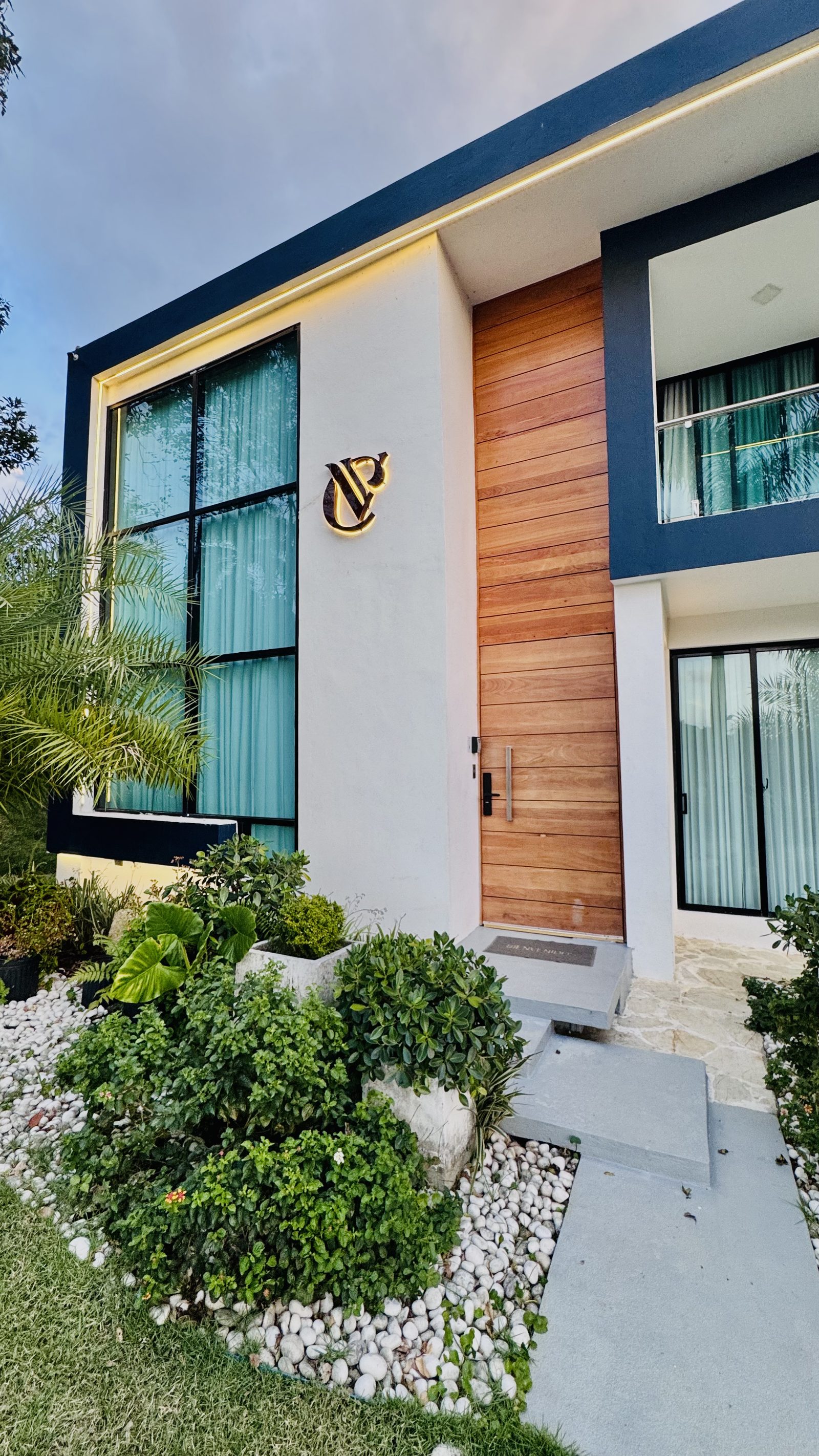 Villa front entrance